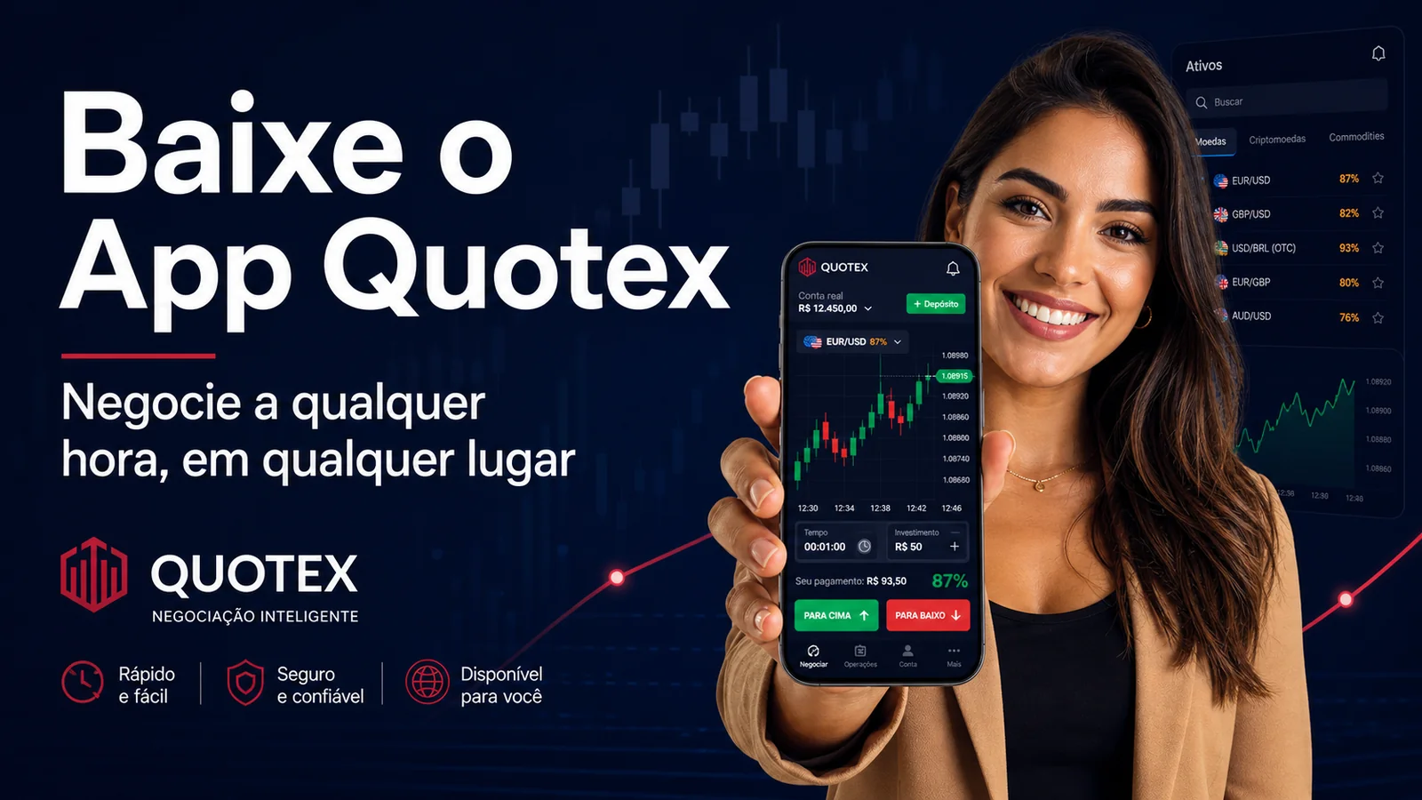 Quotex App Download: Guia Completo para Android, iOS e PC no Brasil