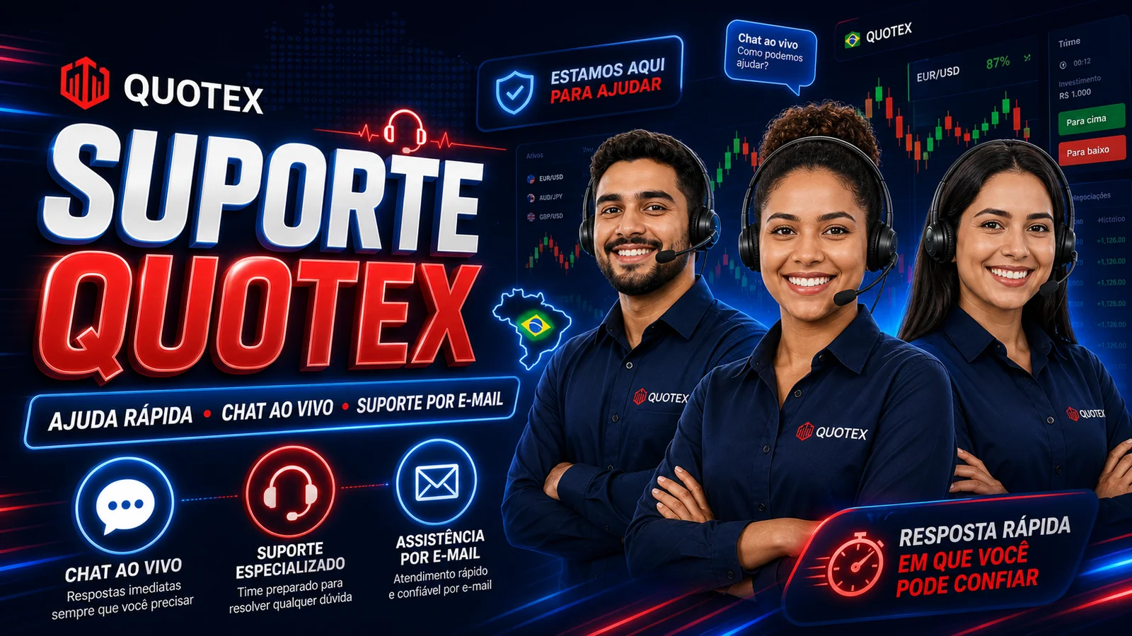 Suporte Quotex Brasil — Canais de Atendimento e Como Resolver Problemas